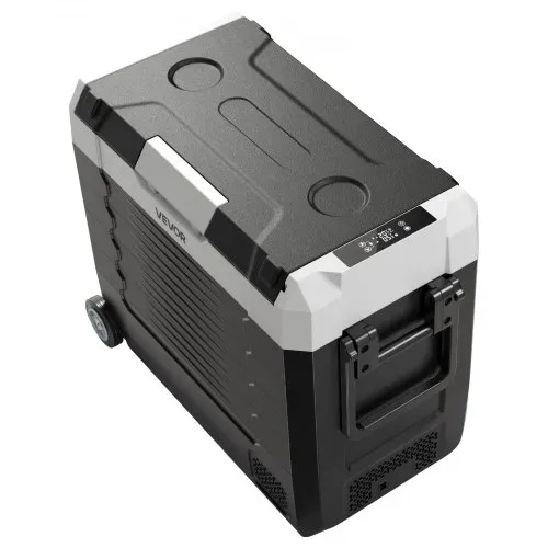 VEVOR Kompressor Kühlbox 12/24 V DC 100–240 V AC, Autokühlschrank 55 L mit App-Steuerung & Rädern & 2 Temperaturzonen (-20 °C bis 20 °C), Tragbarer Kühlschrank für Wohnmobile Boote Camping Angeln – Bild 8
