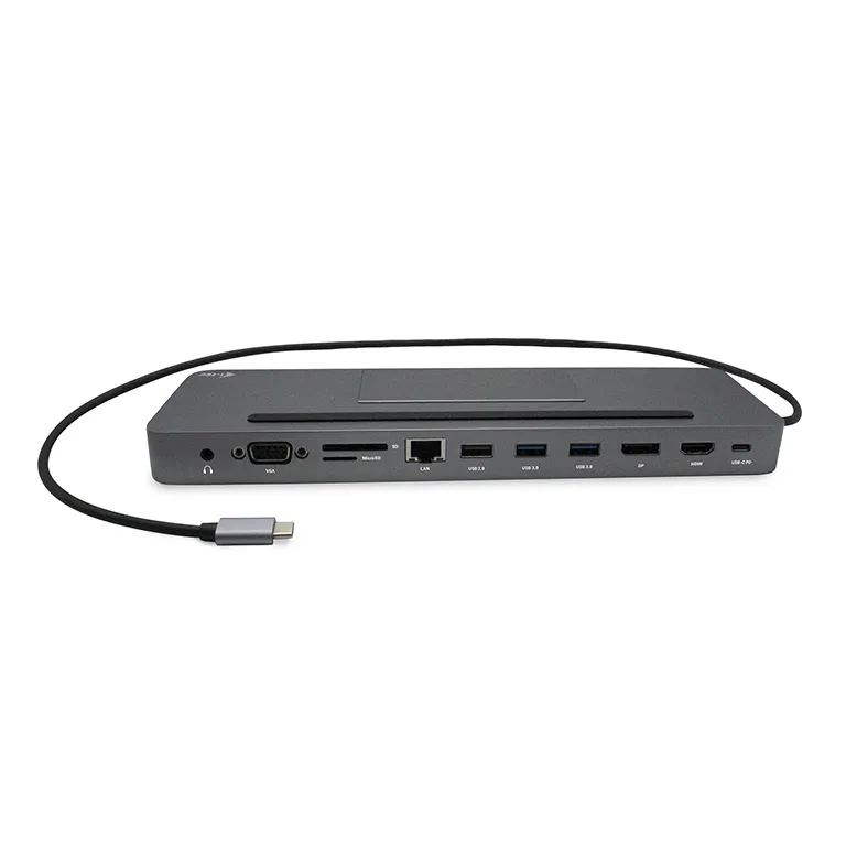 i-tec Metal USB-C Ergonomic 4K 3x Display Docking Station + Power Delivery 85 W – Bild 2
