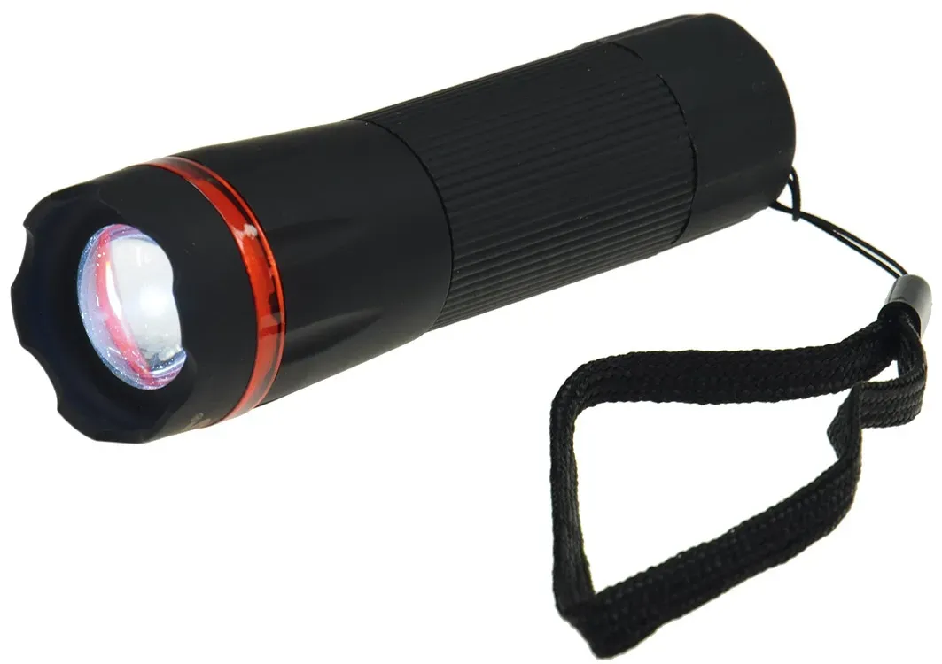 LED-Taschenlampe CAMELION 1W 60lm, Zoom, LxØ 110x30mm, inkl. Batterie LED-Taschenlampe CAMELION 1W 60lm, Zoom, LxØ 110x30mm, inkl. Batterie