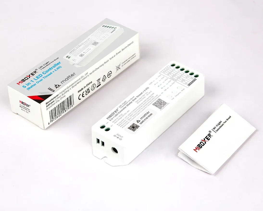 Synergy 21 LED Controller Matter-Serie 5in1 RGB-WW (RGB-CCT) DC12~24V Matter Over Thread + 2.4G *Milight/Miboxer* – Bild 3