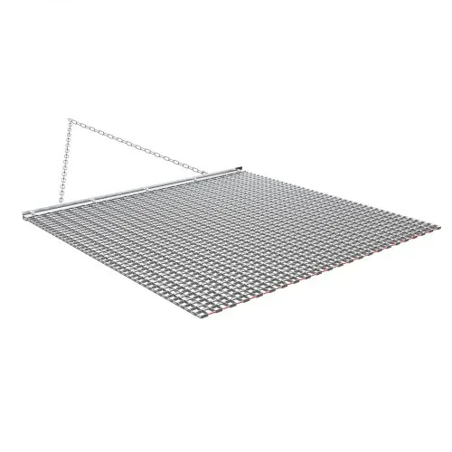 VEVOR Schleppegge, 122x122 cm, Wiesenegge, Wiesenschleppe, Feldegge aus Verzinktem Stahl mit Anhängekette, Anbaugerät für ATVs, UTVs & Traktoren zum Einebnen von Schotterwegen, Fahrspuren & Feldern – Bild 10