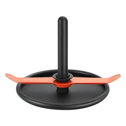 VEVOR Gewichtsschlitten Kraftschlitten Krafttrainingsschlitten zur Verbesserung der Geschwindigkeit bei sportlichen Übungen, Fitnessgerät mit Gurt, für 51 mm Gewichtsscheiben Orange & Schwarz – Bild 8