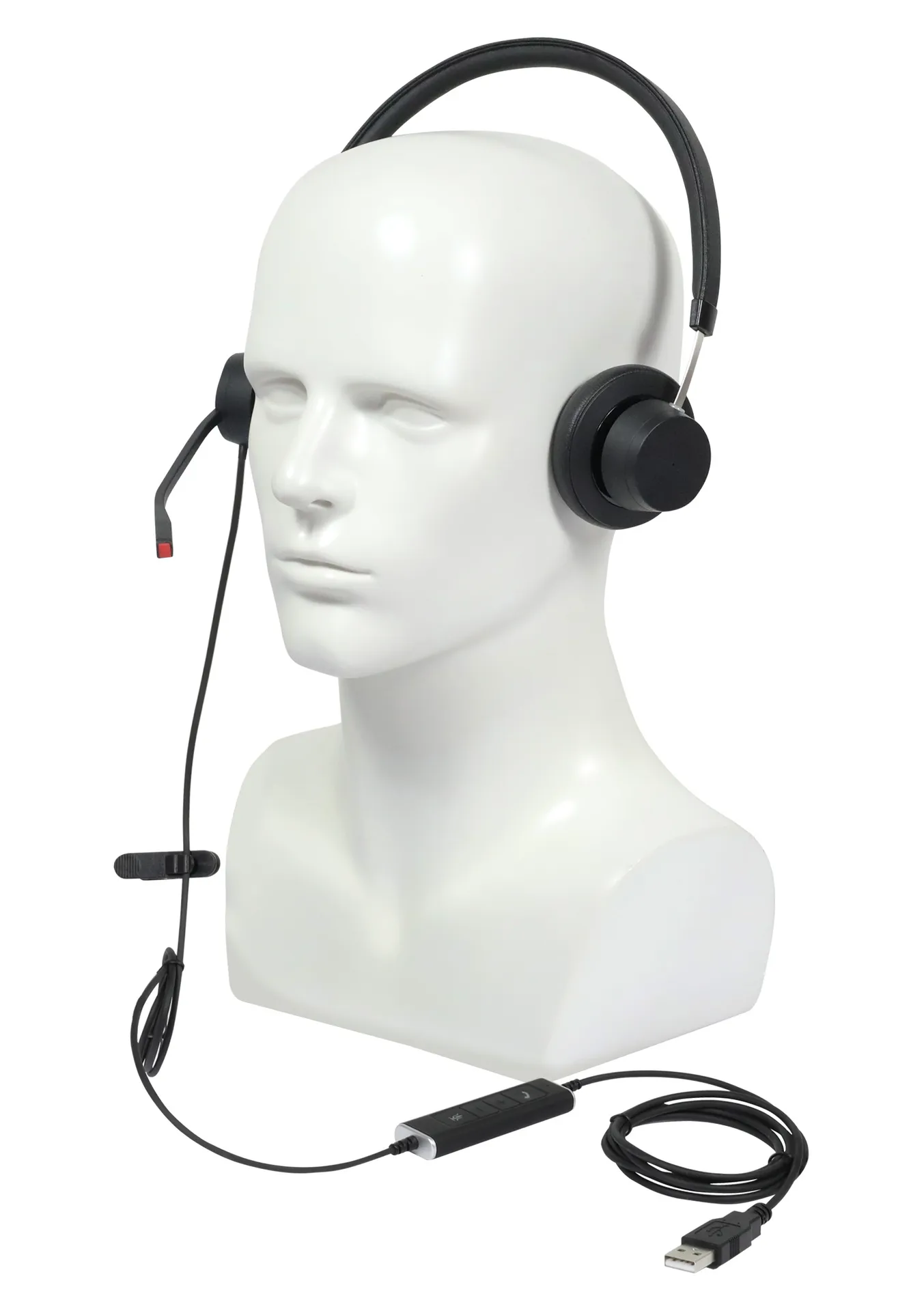 Plusonic wired Headset X140 binaural – Bild 4