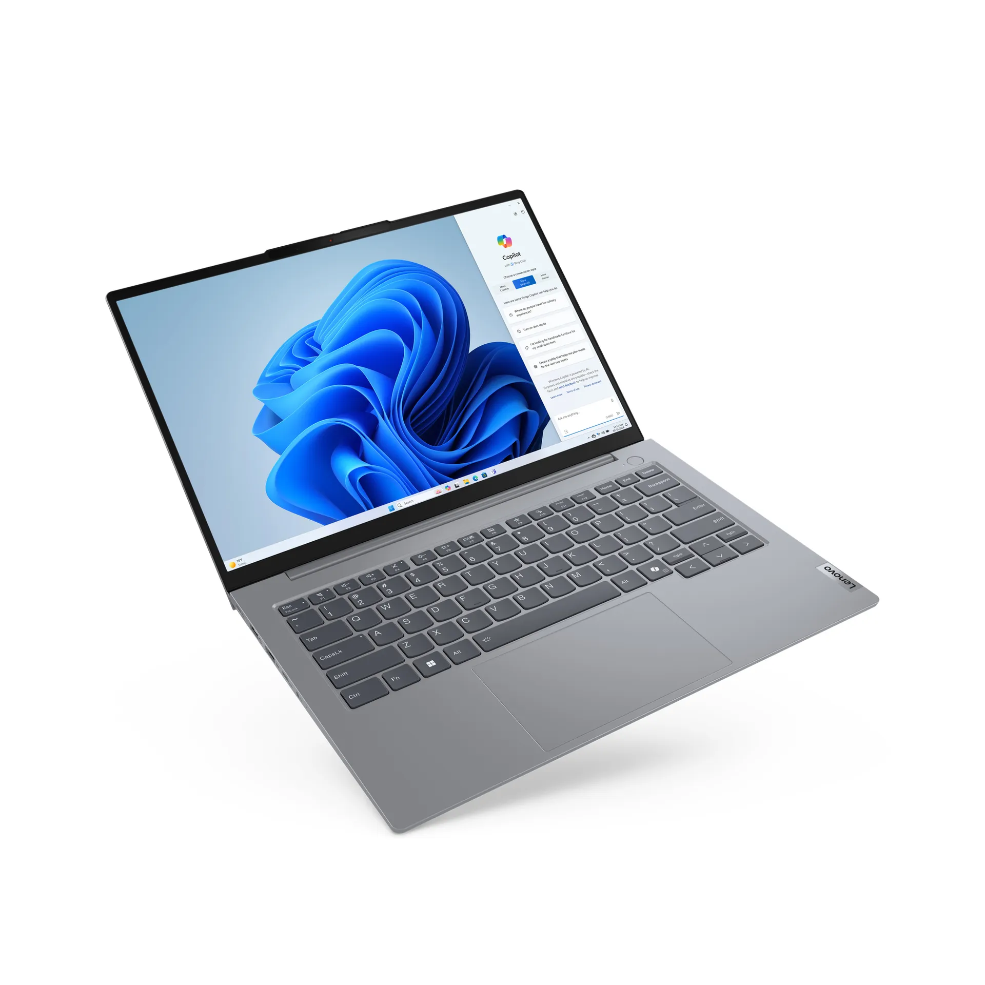 Lenovo ThinkBook 14 G7 ARP AMD Ryzen™ 5 7535HS Laptop 35,6 cm (14") WUXGA 32 GB DDR5-SDRAM 512 GB SSD Wi-Fi 6E (802.11ax) Windows 11 Pro Deutsch Grau – Bild 7