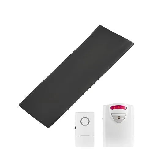 VEVOR 355,6×762 mm großes Sensormatte, kabelloses Bettsensorpad mit Pager, Sicherheitsbettalarmen und Sturzpräventionspad für Zuhause, Krankenhaus, Rehabilitationszentrum VEVOR 355,6×762 mm großes Sensormatte, kabelloses Bettsensorpad mit Pager, Sicherheitsbettalarmen und Sturzpräventionspad für Zuhause, Krankenhaus, Rehabilitationszentrum