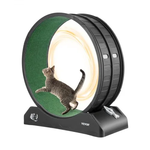 VEVOR Katzenlaufrad, 80x34x85cm, großes Laufrad für Katzen mit sicherer Bremse und Laufbahn aus Teppich, leiser Betrieb, Laufband für Katzen, Katzenrad für Gewichtsverlust und Gesundheit, Schwarz VEVOR Katzenlaufrad, 80x34x85cm, großes Laufrad für Katzen mit sicherer Bremse und Laufbahn aus Teppich, leiser Betrieb, Laufband für Katzen, Katzenrad für Gewichtsverlust und Gesundheit, Schwarz