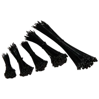 Kabelbinder Set McPower, 500er-Pack, schwarz, 5 Größen 100/140/160/200/300mm Kabelbinder Set McPower, 500er-Pack, schwarz, 5 Größen 100/140/160/200/300mm