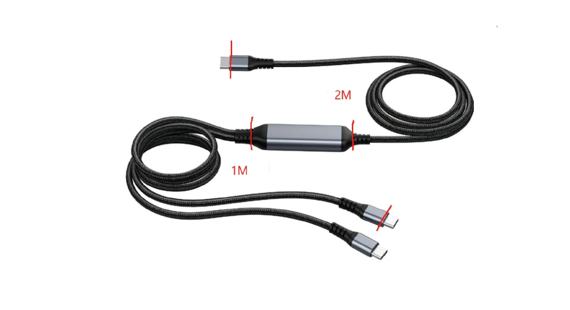 Kabel USB, C(St) => 2x C(St), 3,0m, PD 100W max. „70W+30W“ Charging Only, no DATA-FUNCTION Kabel USB, C(St) => 2x C(St), 3,0m, PD 100W max. „70W+30W“ Charging Only, no DATA-FUNCTION