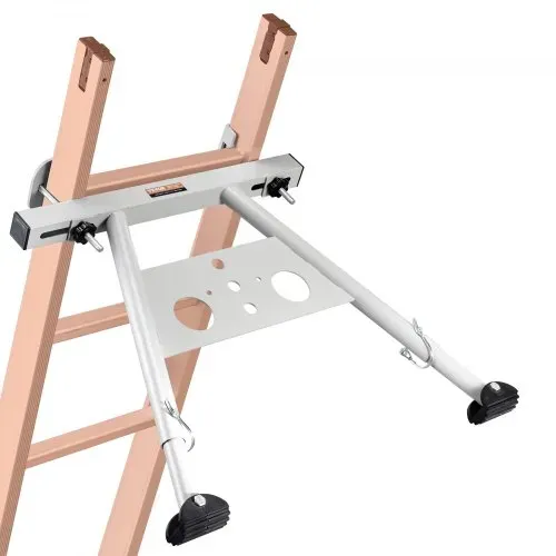 VEVOR Leiterstabilisator 815x710x55 mm, verstellbare Füße, Abstandshalter für Ausziehleitern, Wandleiterzubehör für Dachrinnen, Wandleiter-Abstandshalter, rutschfeste Gummifüße, Tragkraft: 150 kg – Bild 9