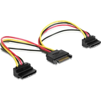 Y-Kabel Power SATA 15 Pin > 2 x SATA HDD Y-Kabel Power SATA 15 Pin > 2 x SATA HDD