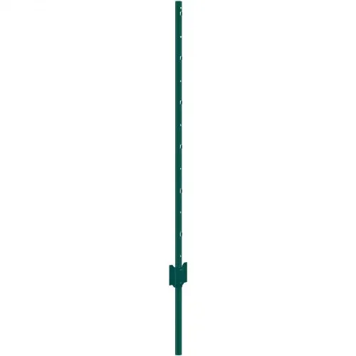 VEVOR 4 Fuß Zaunpfosten, 10er-Pack T-Pfosten Hochleistungs-Zaunpfosten aus Metall, stabile Zaunpfähle aus Stahl für Gartenhof, Rasen, Bauernhöfe und Maschendrahtzäune im Freien, grün – Bild 10