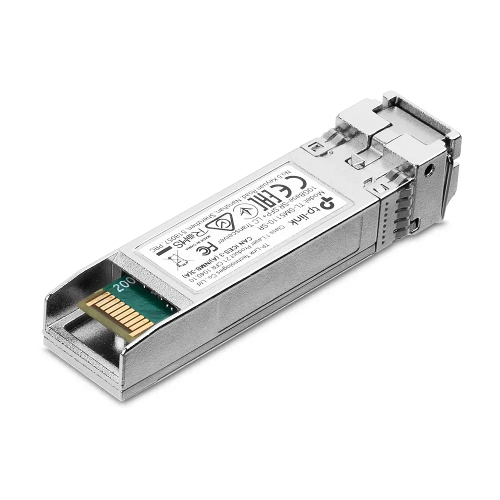 TP-Link – SM5110-SR – 10Gbase-SR SFP+ LC Transceiver, SPEC: 850nm MM, 8-Pack TP-Link – SM5110-SR – 10Gbase-SR SFP+ LC Transceiver, SPEC: 850nm MM, 8-Pack