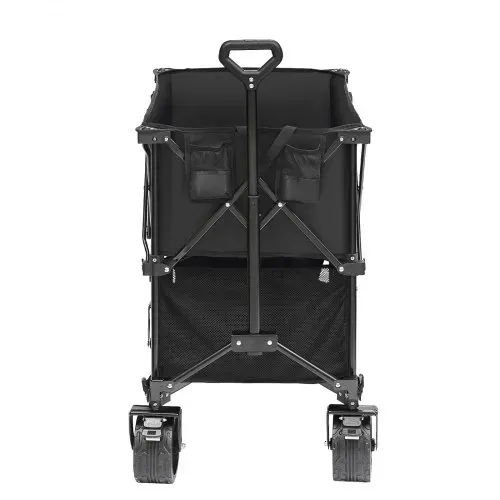 VEVOR Bollerwagen 1320 x 565 x 1065 mm Kinderwagen aus 600D Oxford-Stoff mit PVC-Beschichtung Strandwagen wasserdicht, UV-beständig max. 204 kg Tragfähigkeit Transportkarre Gerätewagen Handwagen – Bild 8