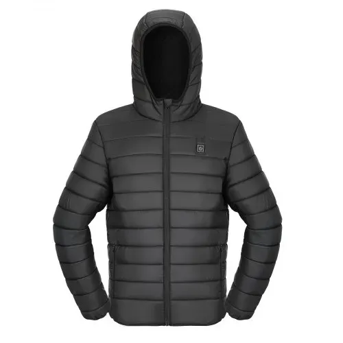 VEVOR Beheizte Jacke für Herren mit 7,4-V-Akku, elektrischer Softshell-Heizmantel, winddichte, leichte Oberbekleidung mit 6 Heizzonen und 3 Heizstufen zum Wandern, Arbeiten im Freien, Schwarz, M – Bild 8