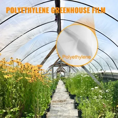 VEVOR PE Gewächshausfolie 7,3 M Länge x 15,2 M Breite Transparent Treibhausfolien, 0,15 mm Dicke Folientunnel, reißfeste Gartenfolien aus Polyethylen als Plastikfolien für Abdeckungen im Außenbereich VEVOR PE Gewächshausfolie 7,3 M Länge x 15,2 M Breite Transparent Treibhausfolien, 0,15 mm Dicke Folientunnel, reißfeste Gartenfolien aus Polyethylen als Plastikfolien für Abdeckungen im Außenbereich
