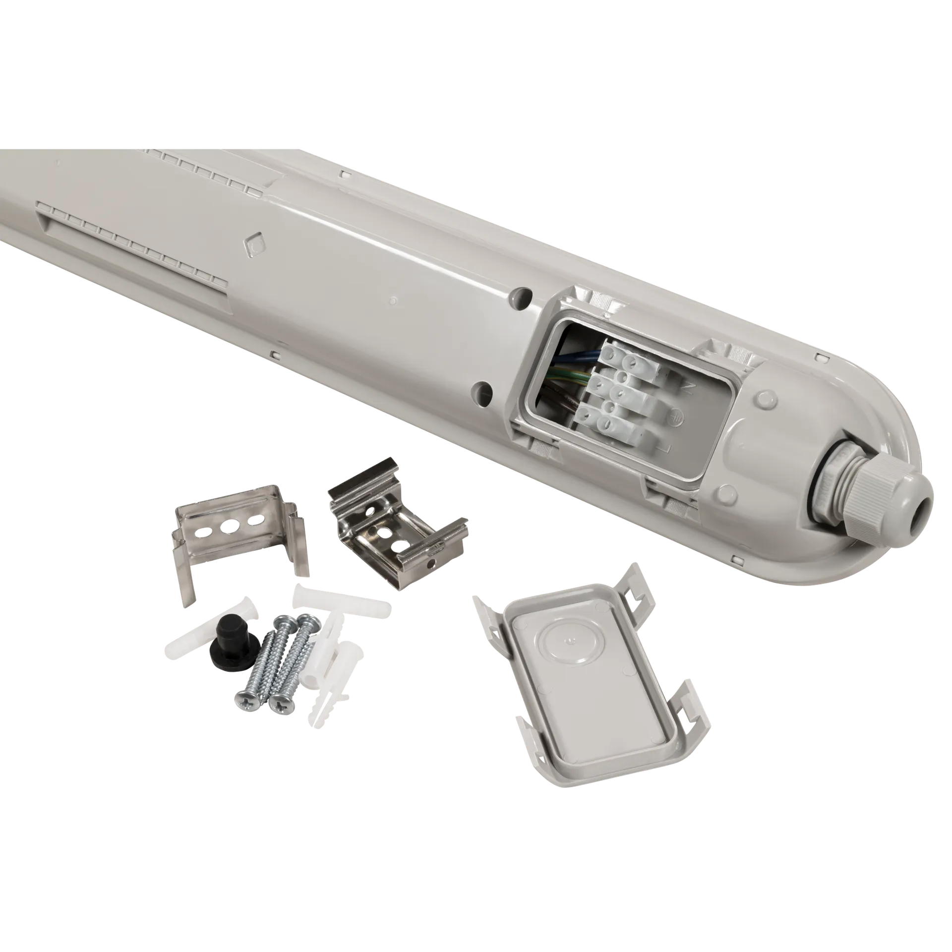 LED Feuchtraumleuchte McShine ''FL-1812'', IP65, 5.400lm, 4000K, 30W, 120cm, neutralweiß – Bild 5