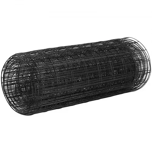 VEVOR Volierendraht 61 x 1524 cm, Gartenzaun, 1,52 mm Maschendrahtzaunrolle, Vinylbeschichtetes Drahtzaun für Hühnerstallbarrieren, Kaninchen- und Schlangenzäune, Geflügelgehege – Bild 10