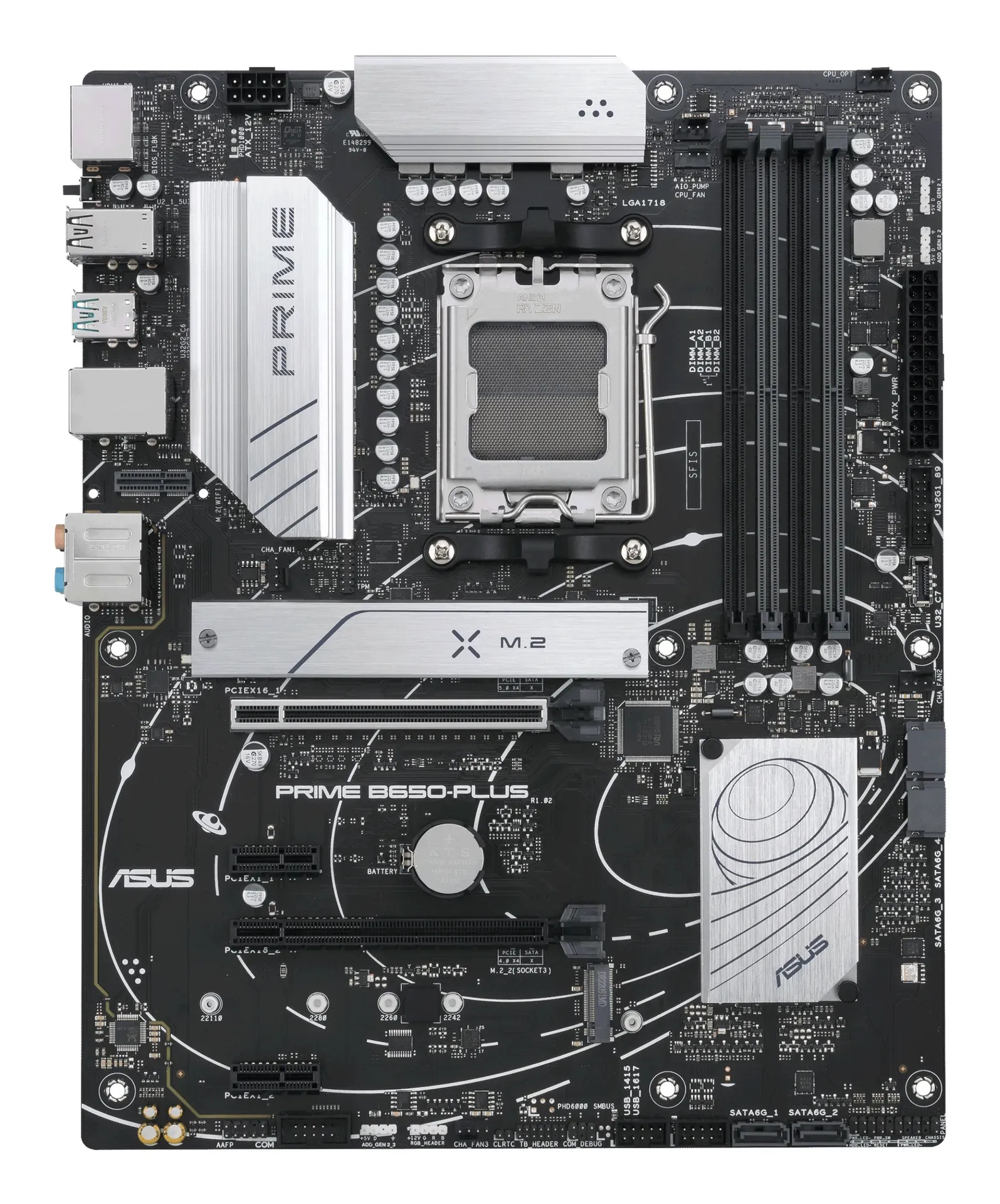ASUS PRIME B650-PLUS-CSM AMD B650 Sockel AM5 ATX – Bild 2
