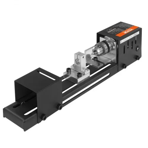 VEVOR Mini Drehbank 96W Drechselbank Max. Drehdurchmesser 70mm Drechselmaschine Spindeldrehzahl 4250–8500U/min Kopierdrechselbank mit 7-Gang-Einstellung Drehbank mit komplettem Zubehör – Bild 9