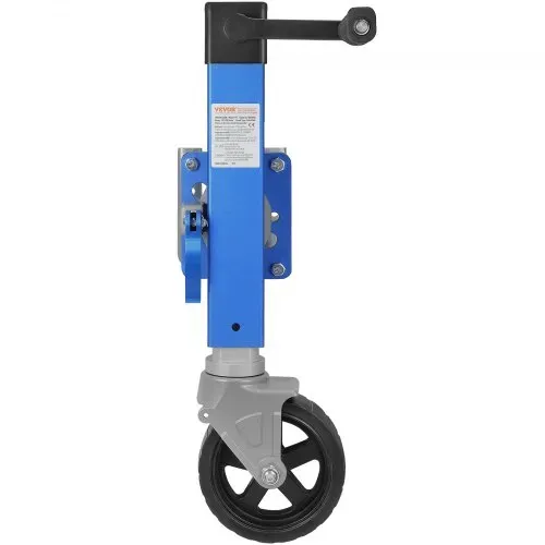 VEVOR Anhängerheber mit Rad, 725kg Anhängerstütze, Drehgelenk-Bootsanhängerheber PP-Einzelrad, 254 mm Hub, anschraubbarer Reiseanhänger mit Griff für Wohnmobil, Boot, Pferdeanhänger, Nutzanhänger – Bild 9