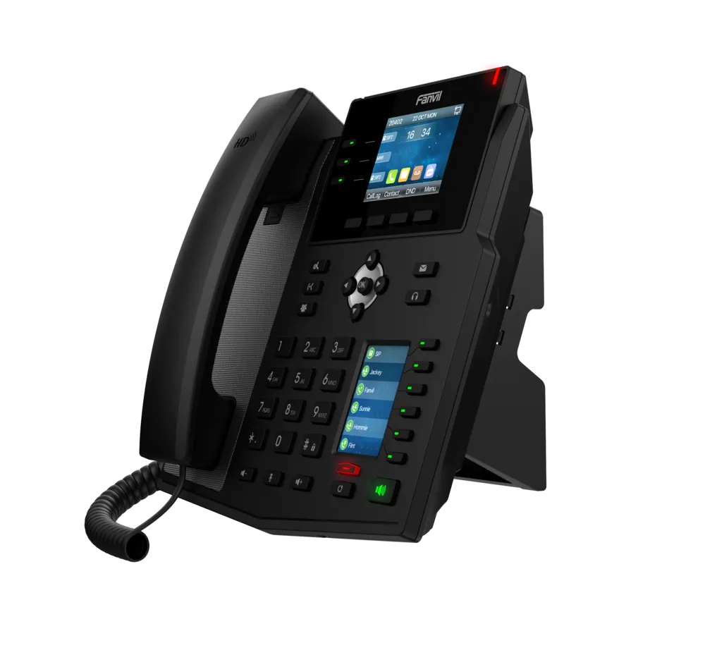 Fanvil X4U V2, Mid-range Business phone PoE, Gigabit / SIP / POE / Gigabit / USB-Port – Bild 4