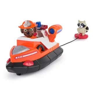 PAW Patrol Fire Rescue – Zumas Rettungsboot mit Zuma Hundefigur und Waschbärenfigur PAW Patrol Fire Rescue – Zumas Rettungsboot mit Zuma Hundefigur und Waschbärenfigur