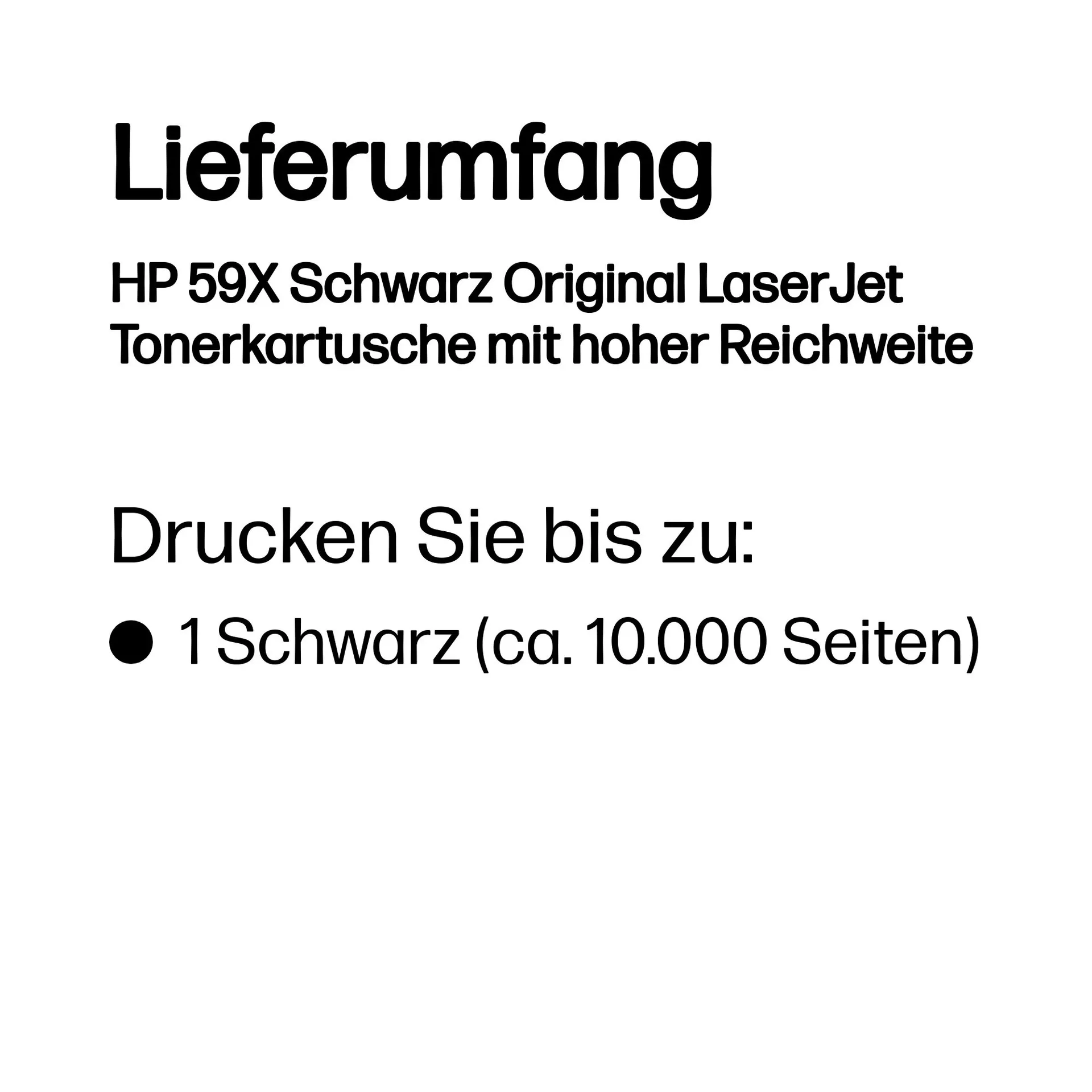 HP 59X Schwarz Original LaserJet Tonerkartusche mit hoher Reichweite – Bild 3