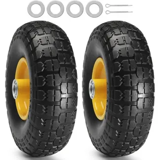 VEVOR Voll-PU-Runflat-Reifen, plattenfreier schlauchloser Reifen, 25,4 cm, 2er-Pack, 181 kg VEVOR Voll-PU-Runflat-Reifen, plattenfreier schlauchloser Reifen, 25,4 cm, 2er-Pack, 181 kg