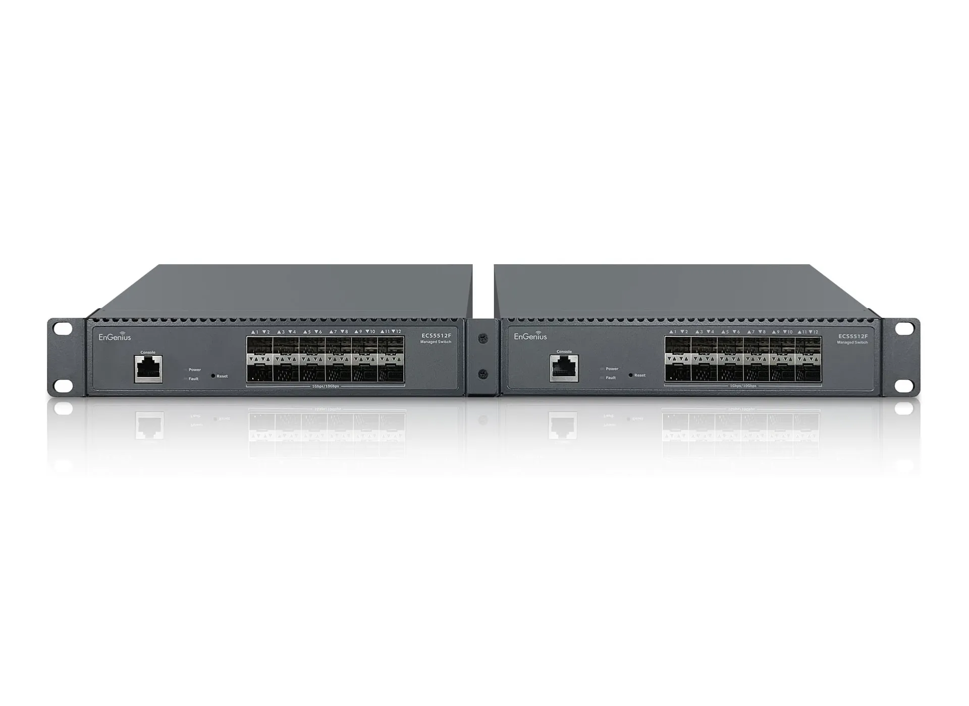 EnGenius Switch Managed Layer2+ 12-Port • 12x SFP+ • 9,5" • Half-Rack Aggregation • ECS5512F • EnGenius Cloud – Bild 6