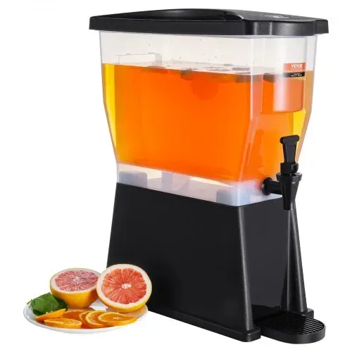 VEVOR Getränkespender, 11 L Wasserspender Getränkespender für Partys, Saftspender aus Kunststoff mit Standhahndeckel, Eistee-Limonadensaft-Wasserspender, für Restaurants, Hotels, Partys usw. – Bild 9