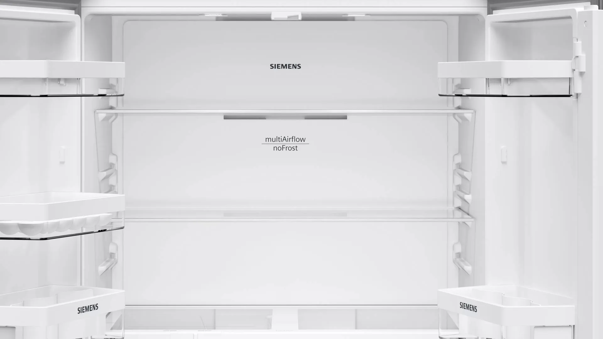 Siemens iQ300 KF96NVPEA Side-by-Side Kühlkombination Freistehend 605 l Silber – Bild 6