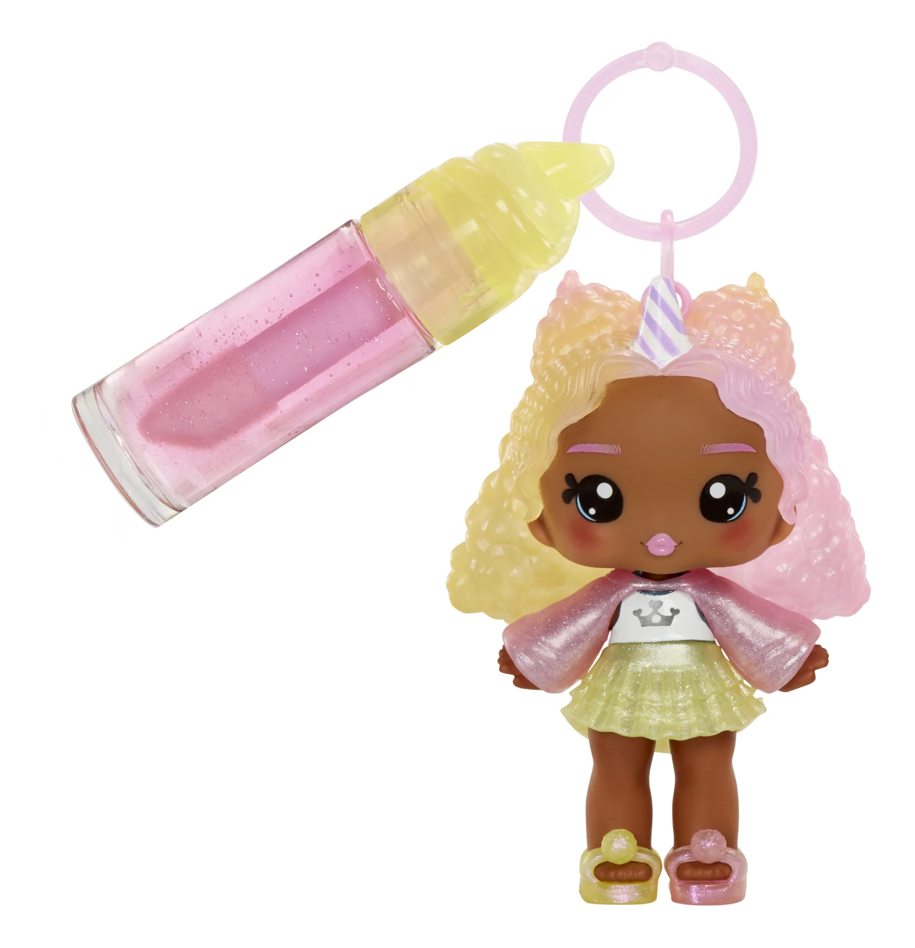 MGA Entertainment Yummiland Lip Gloss Doll Series 2- Cotton Candy (Nia Candy Fluff) – Bild 3