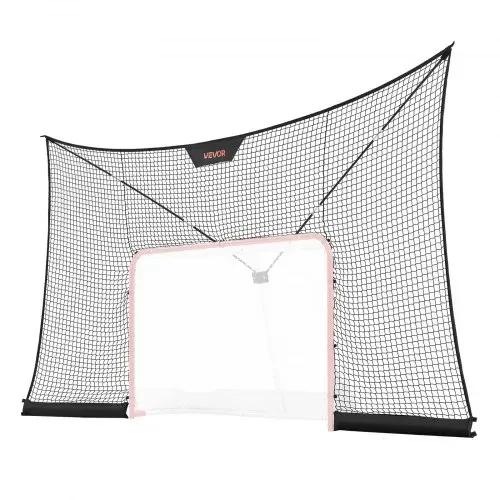 VEVOR Hockey-Torfangnetz 366 x 213 cm Nur Netz für Hockeytor-Training, Robustes Ersatznetz mit Erweiterter Abdeckung, Leicht und Tragbar, Hockeytornetz für Jugendliche und Erwachsene – Bild 9