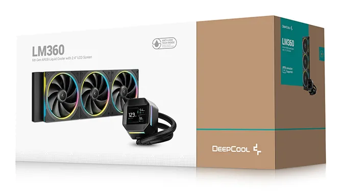 DeepCool LM360 Prozessor Flüssigkeitskühlung 12 cm Schwarz 1 Stück(e) – Bild 6