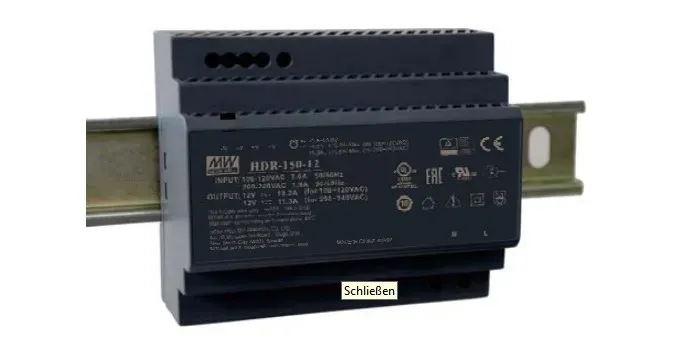 MEAN WELL Netzteil – 48V 150W Hutschiene MEAN WELL Netzteil – 48V 150W Hutschiene