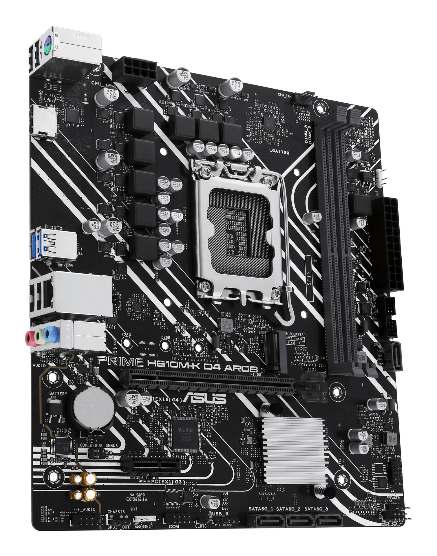ASUS PRIME H610M-K D4 ARGB Intel H610 LGA 1700 micro ATX – Bild 4