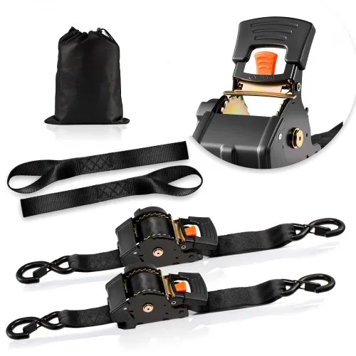 VEVOR Automatik Spanngurt, 50,8 mm x 3 m, Zurrgurte mit S-Haken, 1375 kg Bruchlast, 2 weiche Schlaufen, Ratschenmechanismus für Umzüge, Anhänger, Motorräder, Kajaks, Autodächer, 2er-Pack VEVOR Automatik Spanngurt, 50,8 mm x 3 m, Zurrgurte mit S-Haken, 1375 kg Bruchlast, 2 weiche Schlaufen, Ratschenmechanismus für Umzüge, Anhänger, Motorräder, Kajaks, Autodächer, 2er-Pack