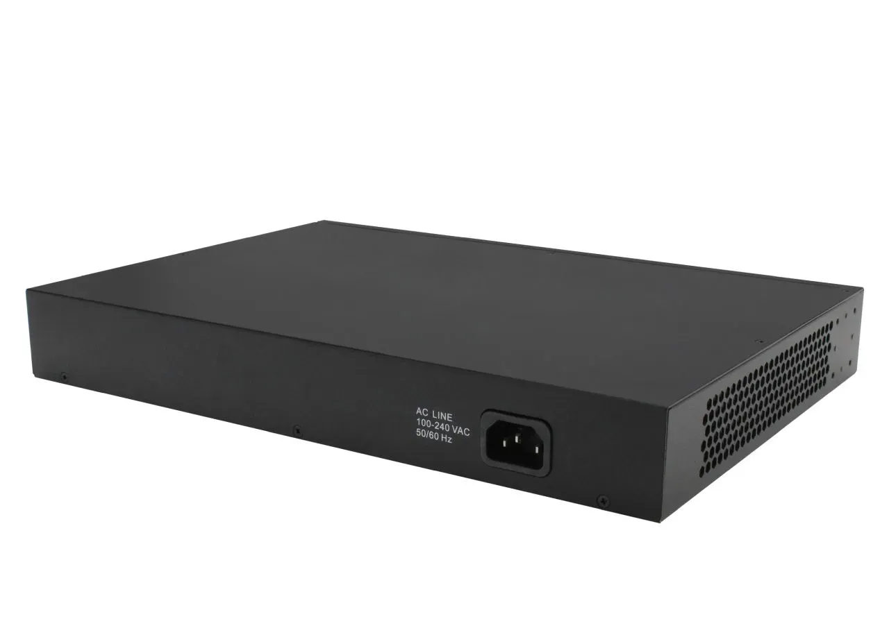 ALLNET Switch smart managed Layer2 18 Port Gigabit • 18x GbE • PoE Budget 240W • 16x PoE at • 2x SFP • 19" • Lüfterlos • ALL-SG8418PM – Bild 4