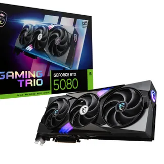 MSI GAMING GEFORCE RTX 5080 16G TRIO OC Grafikkarte NVIDIA 16 GB GDDR7 MSI GAMING GEFORCE RTX 5080 16G TRIO OC Grafikkarte NVIDIA 16 GB GDDR7