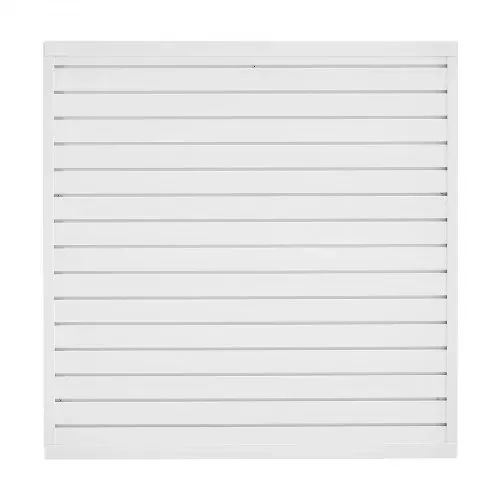 VEVOR Werkzeugwand 1230x1235x20mm, PVC-Garagen-Lamellenwand, weißer Wandorganizer, 136kg pro Platte, Lamellenwandpaneel mit Kupplungsstruktur & DIY-Zuschnitt, geeignet für Lagerung & Präsentation – Bild 9