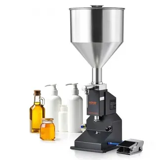 VEVOR 5–50ml Abfüllmaschine Manuell Flüssigkeitsabfüllmaschine aus lebensmittelechtem Edelstahl 304 Silikon PTFE kompatibel mit 500-W-Luftkompressor Filling Machine Zum Abfüllen von Honig Öl Essenz VEVOR 5–50ml Abfüllmaschine Manuell Flüssigkeitsabfüllmaschine aus lebensmittelechtem Edelstahl 304 Silikon PTFE kompatibel mit 500-W-Luftkompressor Filling Machine Zum Abfüllen von Honig Öl Essenz