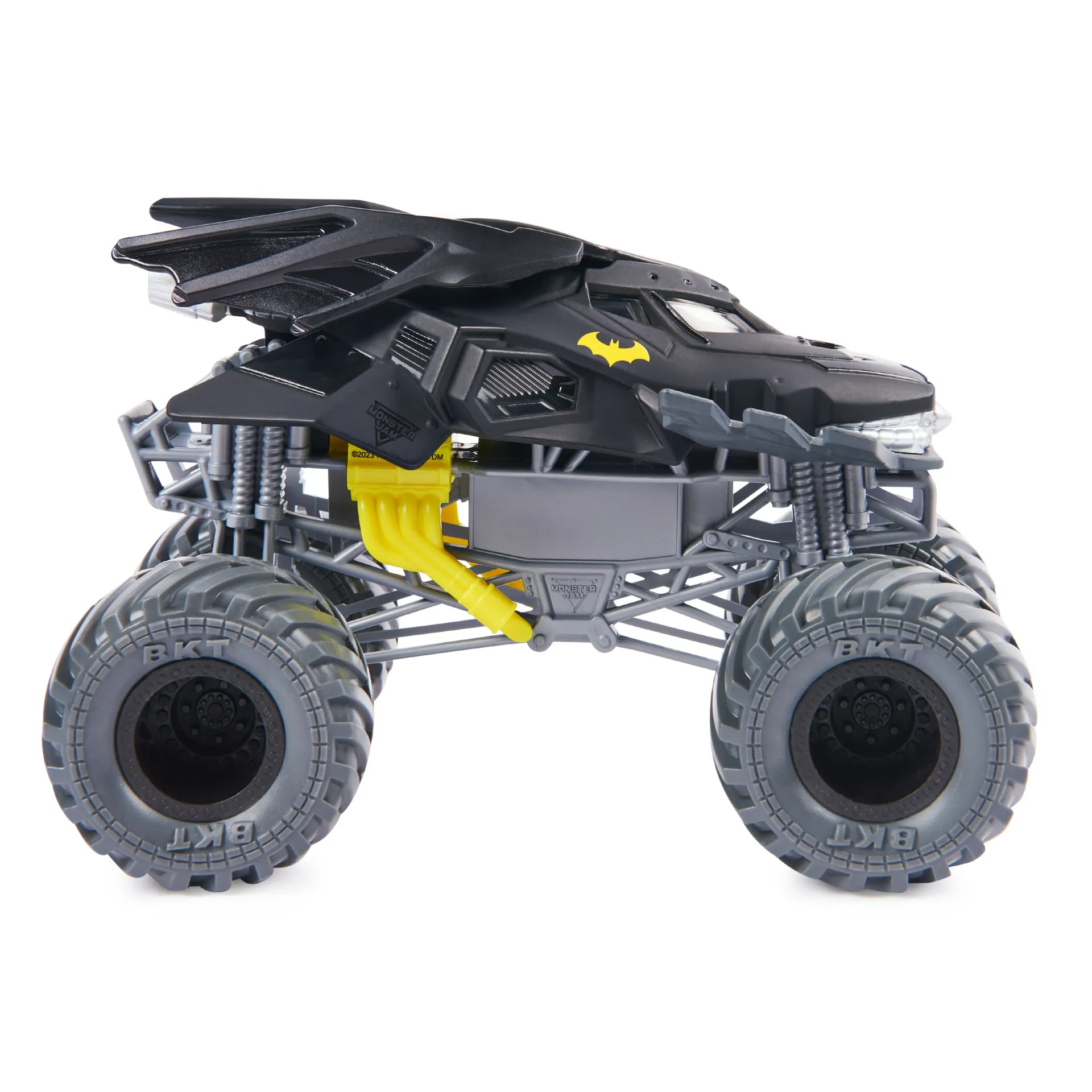 Monster Jam , offizieller Batmobile Monster Truck, Metall-Spritzguss-Fahrzeug zum Spielen und Sammeln im Maßstab 1:24 – Bild 3