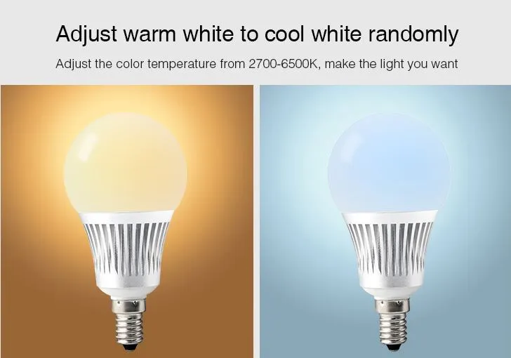 MiBoxer FUT013 LED Retrofit E14 5W RGB-WW (RGB-CCT) Lampe mit Funk und WLAN – Bild 5