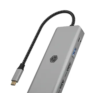 ICY BOX IB-DK4012-CPD, 9 in 1 USB Type-C® Notebook DockingStation, 2x HDMI ICY BOX IB-DK4012-CPD, 9 in 1 USB Type-C® Notebook DockingStation, 2x HDMI