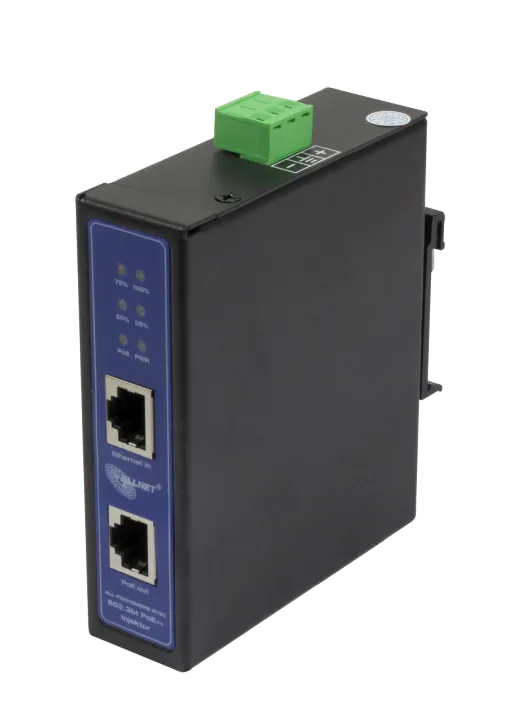 ALLNET PoE Injektor Industrial MultiGigabit • PoE BT mit Power-Booster (15,4W/30W/90W) • DIN • ALLNET PoE Injekt Metallgehäuse • ALL-PI2015MGPB-BT90 – Bild 3
