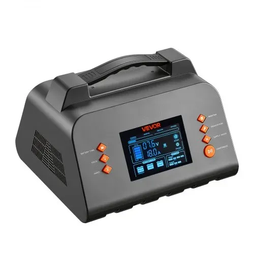 VEVOR Smart-Batterieladegerät 25 A 6/12/24 V für LiFePO4 Bleiakku Ladegerät für Pkw, Wohnmobile, Lkw und Boote, mit 7-Stufen-Laden, Pulsdesulfatierung, LCD-Anzeige & Überspannungs- und Verpolungsschutz – Bild 10