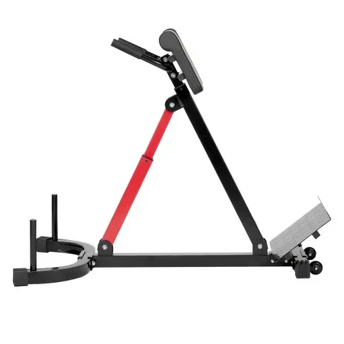 VEVOR multifunktionale Hyperextensionsbank Rückenstrecker Rückenverlängerung römischer Stuhl (Kohlenstoffstahl) 158 kg belastbare rollbare Rückentrainer Fitness-Hantelbank Heim-Fitnessstudio – Bild 9