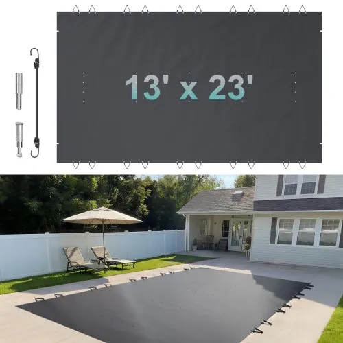 VEVOR Pool Abdeckplane Rechteckig 4 x 7 m Schwimmbadabdeckung PVC Holzkohle Poolabdeckung wasserdicht Poolüberdachung Winterabdeckplane Schmutzabweisende Abdeckplane für Pool Rechteck Poolplane VEVOR Pool Abdeckplane Rechteckig 4 x 7 m Schwimmbadabdeckung PVC Holzkohle Poolabdeckung wasserdicht Poolüberdachung Winterabdeckplane Schmutzabweisende Abdeckplane für Pool Rechteck Poolplane