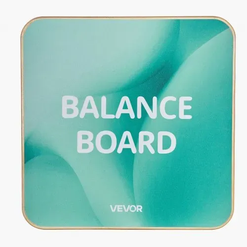 VEVOR Balance Board für Erwachsene 500 x 500 x 18 mm, 360° Drehbares Wackelbrett, 3-fach Verstellbares Balance-Trainingsgerät aus Holz, Rutschfeste Oberfläche für Core-Training, Heimfitnessstudio – Bild 8