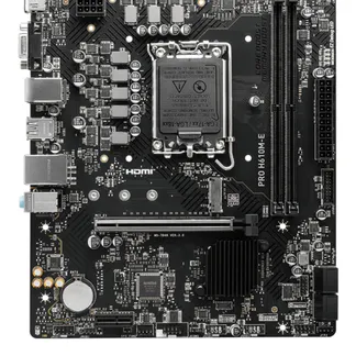 MSI PRO H610M-E Motherboard Intel H610 LGA 1700 micro ATX MSI PRO H610M-E Motherboard Intel H610 LGA 1700 micro ATX